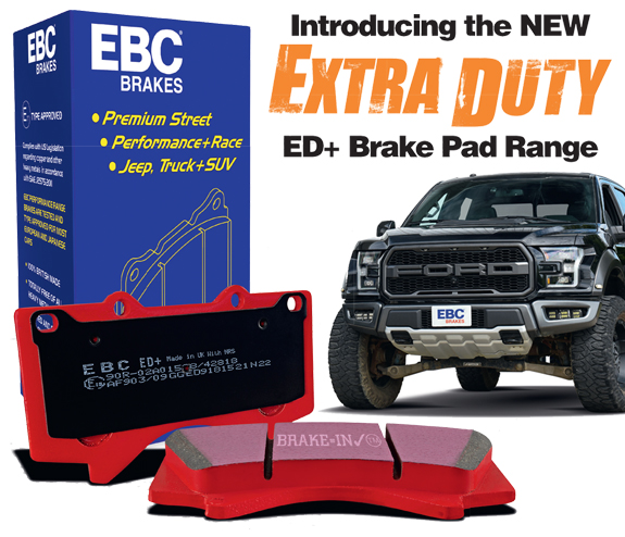 NOVA GAMA DE CALÇOS EBC BRAKES REDSTUFF EXTRA DUTY 4X4