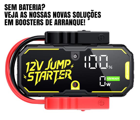 Imagem do artigo Sem bateria? Temos a solução! sobre boosters de arranque