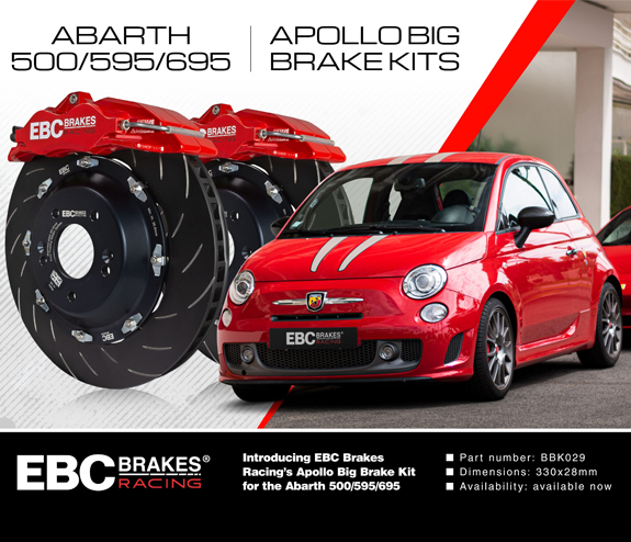 EBC BRAKES NOVO KIT PARA FIAT 500 ABARTH