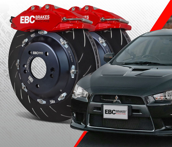 NOVO KIT EBC BRAKES RACING PARA MITSUBISHI EVO X