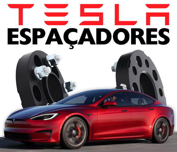 NOVOS ALARGADORES RODA PARA TESLA