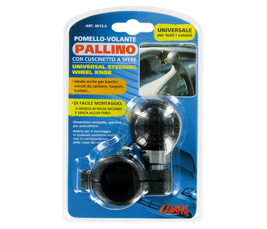 MOCA DE VOLANTE PLÁSTICA PRETA 00136 LAMPA