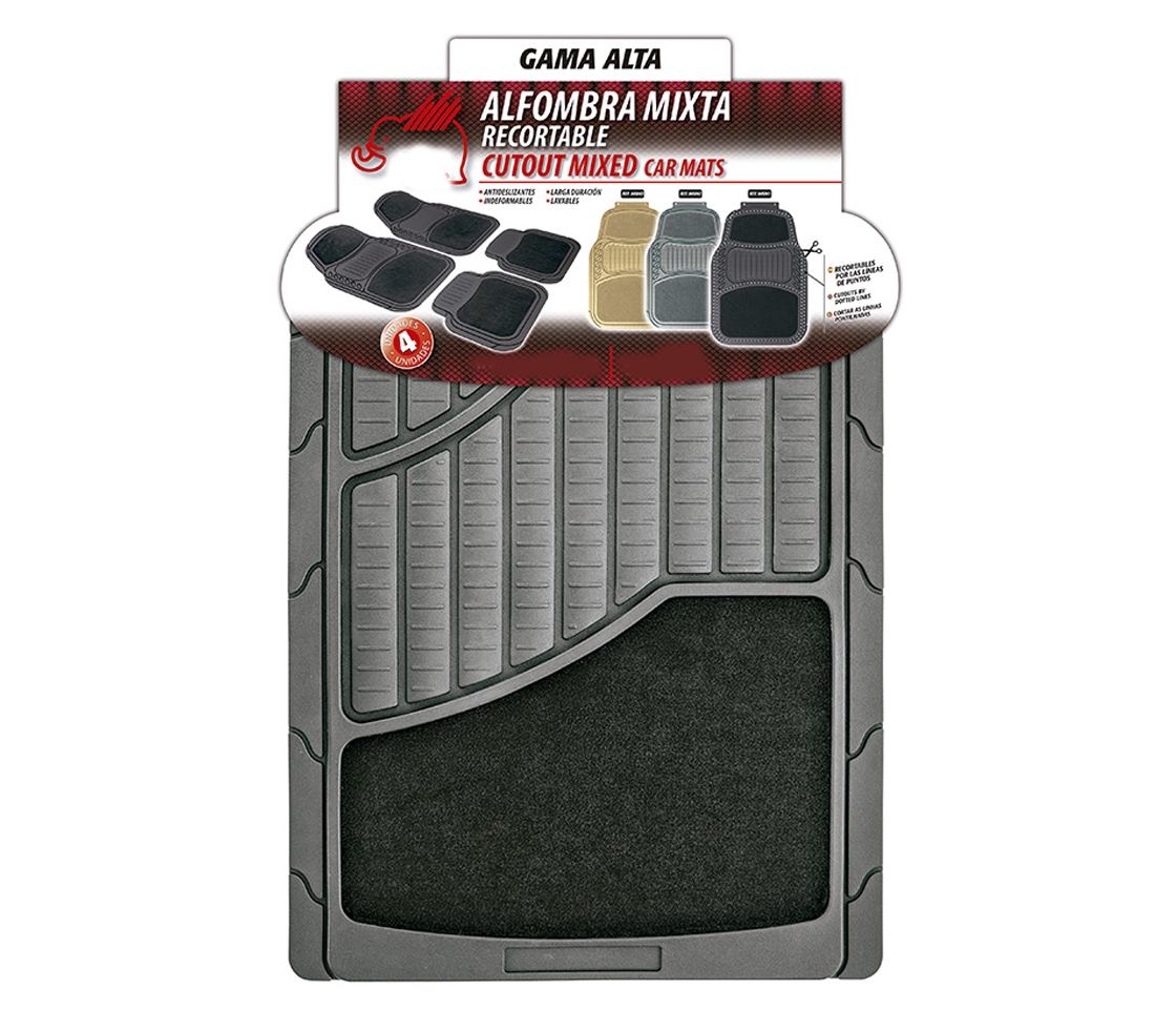 TAPETES UNIVERSAIS MISTOS BORRACHA E ALCATIFA VISION II