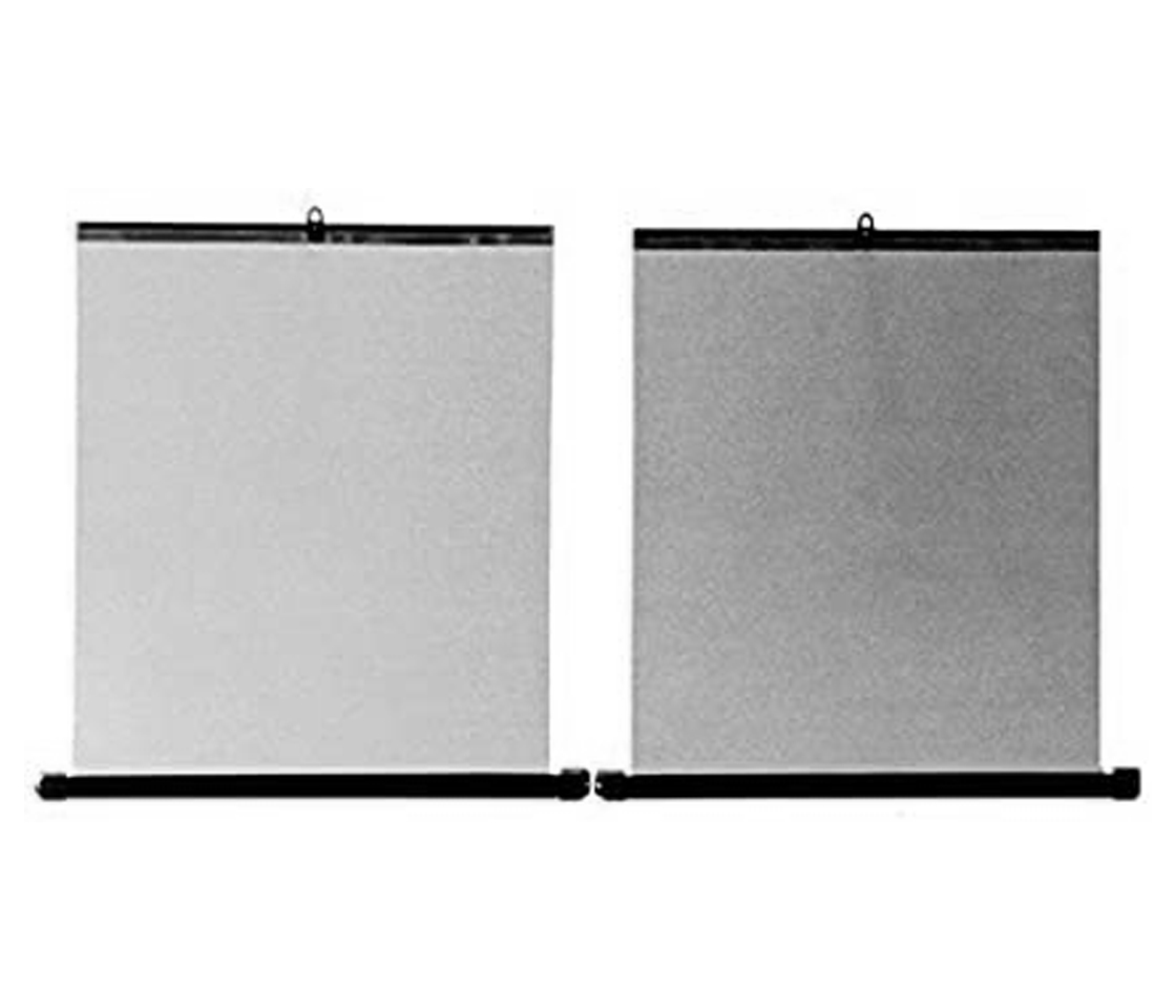  CORTINAS TRASEIRAS UNIVERSAIS PARA CARRO POLIESTER CINZA 2X45cm