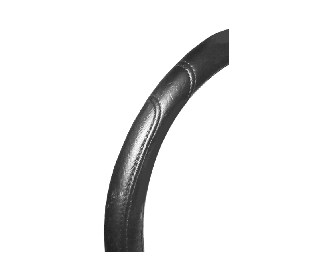 CAPA / PROTEÇÃO DE VOLANTE CARRO COURO PRETA L 40/42CM 40743NG