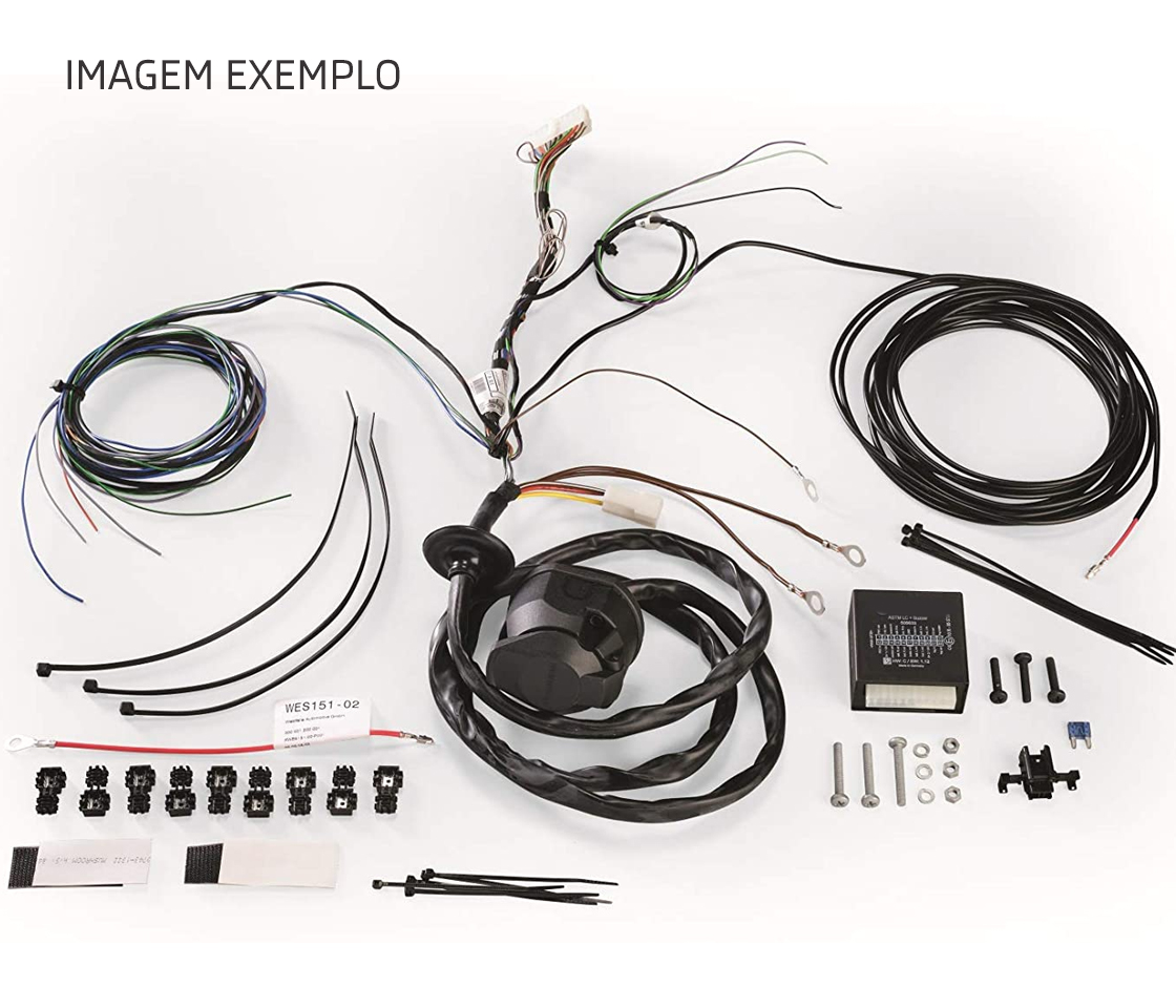  KIT ELÉCTRICO UNIVERSAL 7 PINOS COM MODULO