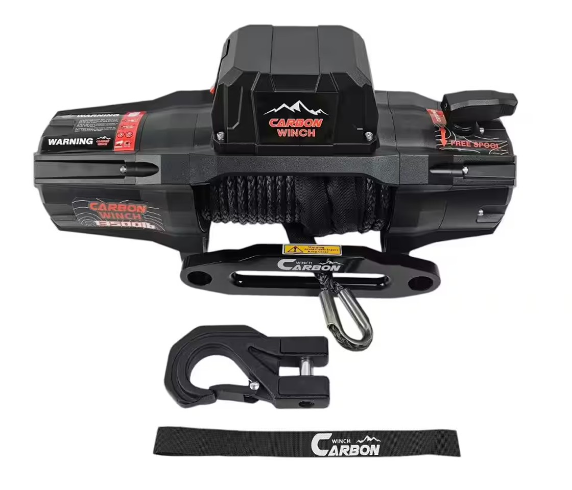 GUINCHO ELÉTRICO 4X4 CARBON WINCH 13500LB / 6126KG 12V CABO SINTÉTICO ZTI CARBONO GUINCHO ELÉTRICO 4X4 CARBON WINCH 13500LB / 6126KG 12V CABO SINTÉTICO ZTI CARBONO