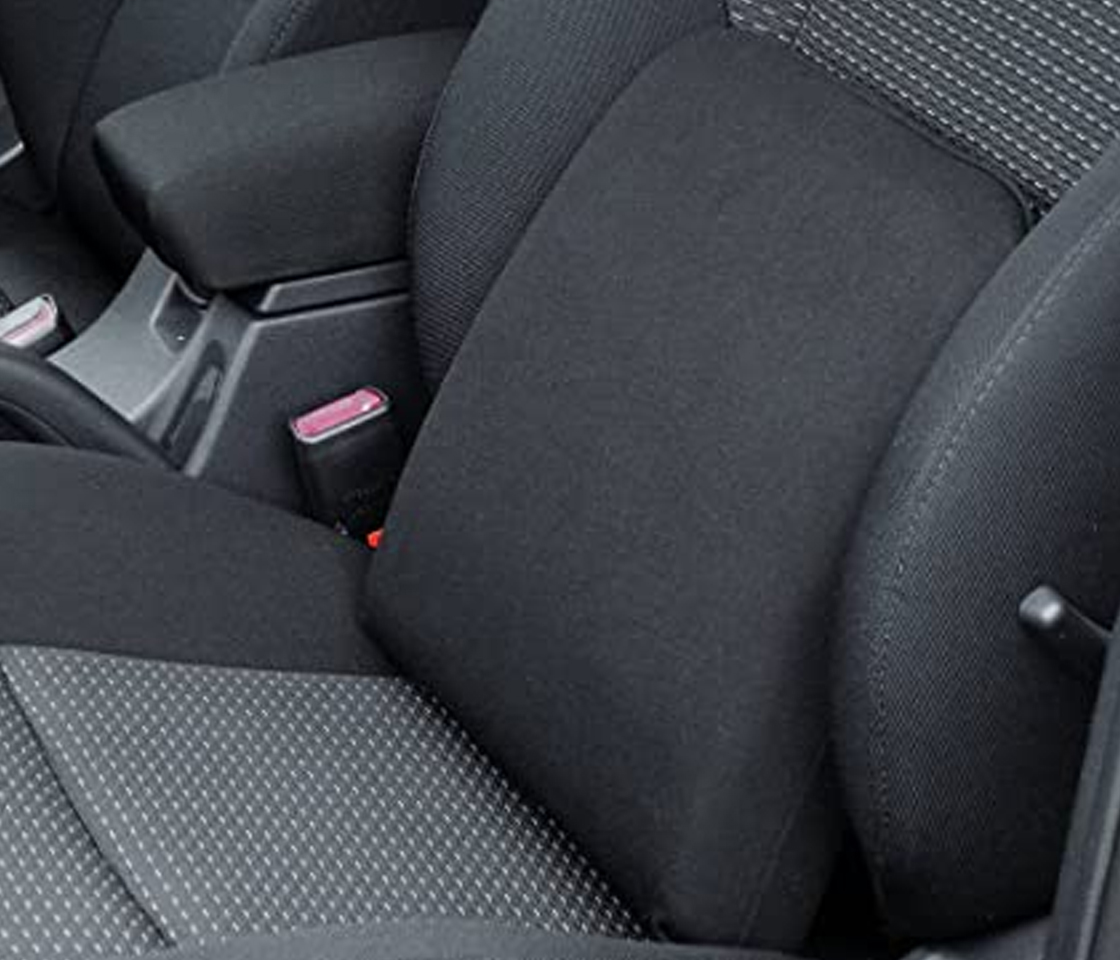 ALMOFADA DE APOIO LOMBAR PRETA