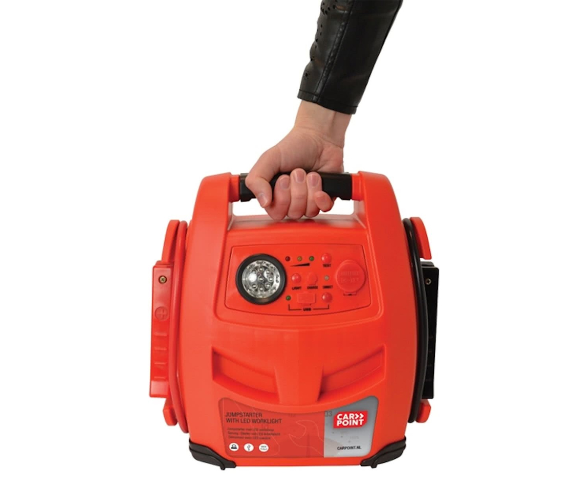 JUMPSTARTER / BOOSTER de ARRANQUE  12V / 17AH COM COMPRESSOR