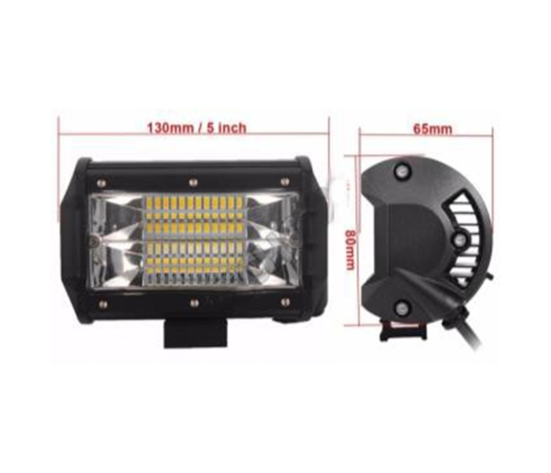 BARRA LED CREE  72W 6480Lum 130MM 12/24V