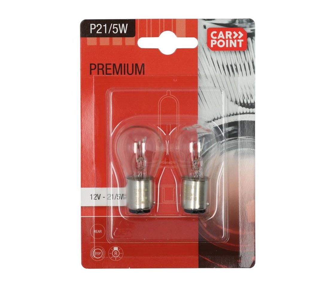 LAMPADA P21/5W BAY15D 12V 0760101 CARPOINT