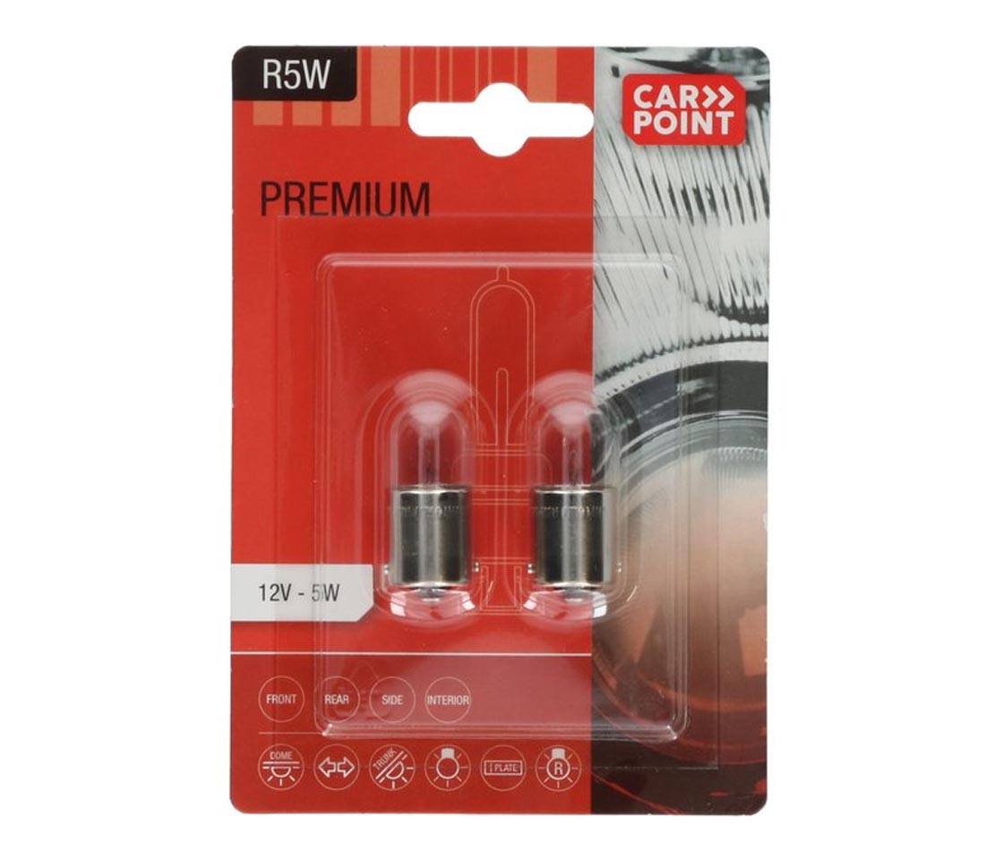 LAMPADA R5W 12V 5W BA15s 0760120 CARPOINT