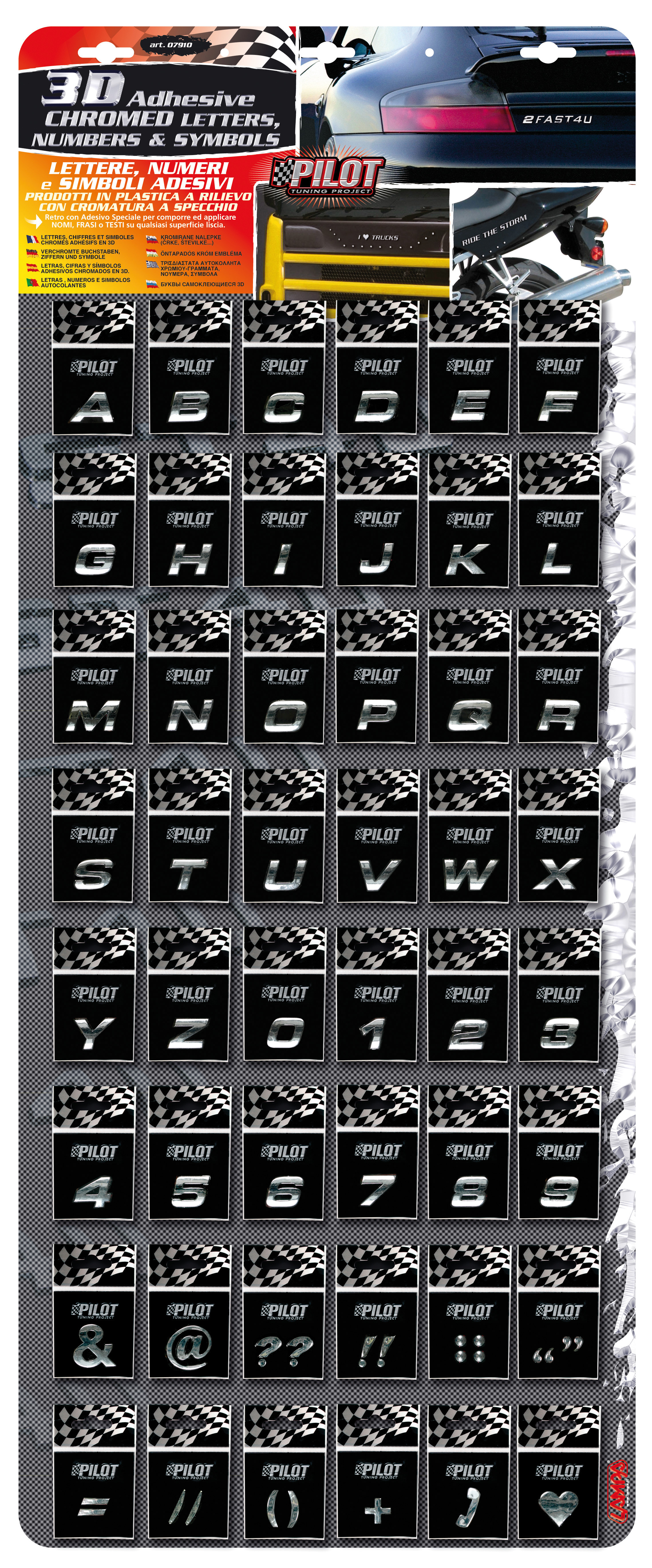 EXPOSITOR LETRAS 3D 18MM 480 UN 07910 LAMPA EXPOSITOR LETRAS 3D 18MM 480 UN 07910 LAMPA