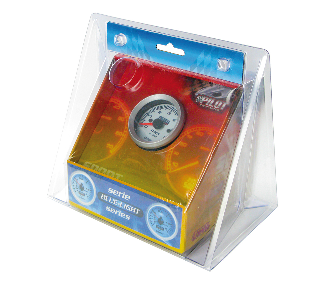 MANÓMETRO CONTA ROTAÇÕES 0-6000RPM 52MM DIESEL 10028 LAMPA