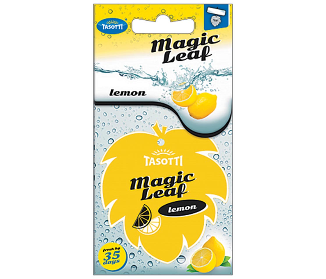 AMBIENTADOR TASOTTI MAGIC LEAF LIMÃO PARA CARRO & CASA AMBIENTADOR TASOTTI MAGIC LEAF LIMÃO PARA CARRO & CASA