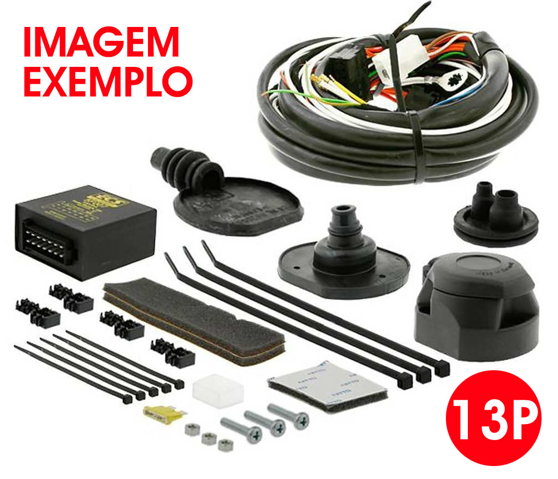  KIT ELÉCTRICO UNIVERSAL 13 PINOS COM MODULO