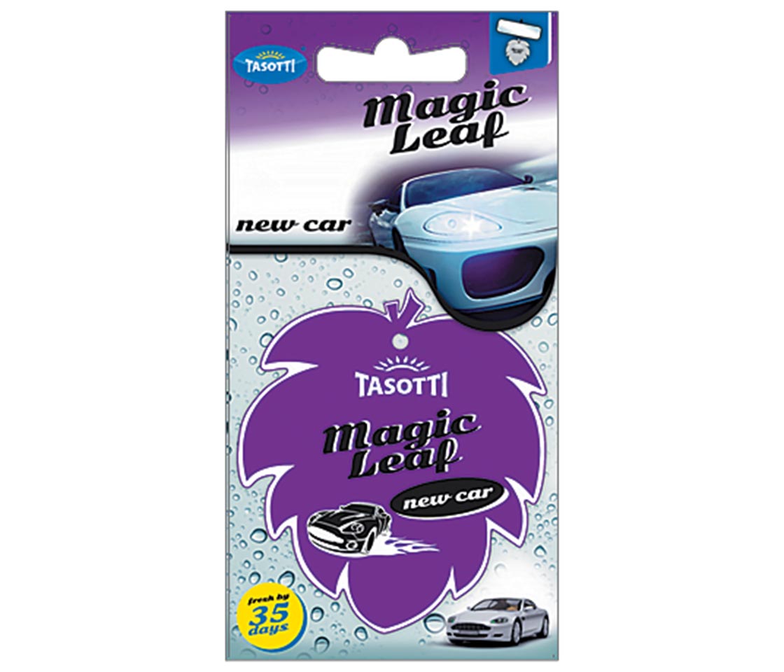 AMBIENTADOR TASOTTI MAGIC LEAF NEW CAR PARA CARRO & CASA