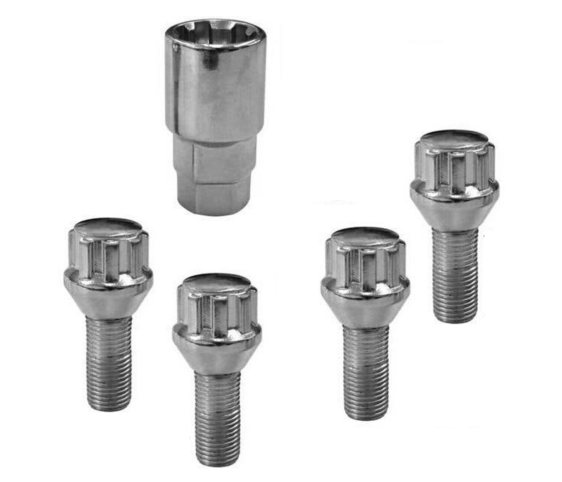 PERNOS SEGURANÇA / ANTI-ROUBO 14x1,5 L27,5 CH17/19 CÓNICOS