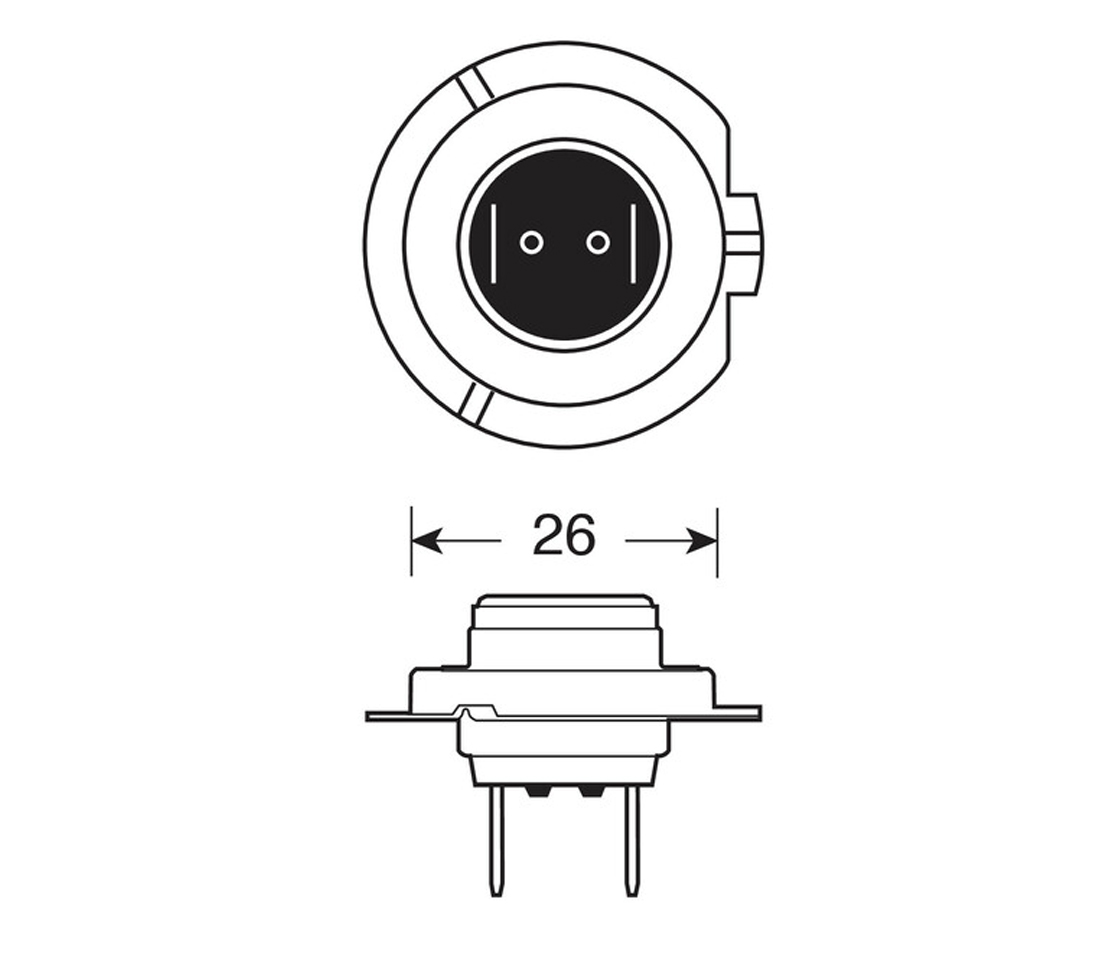 LAMPADA  H7 XE 55W LAMPA