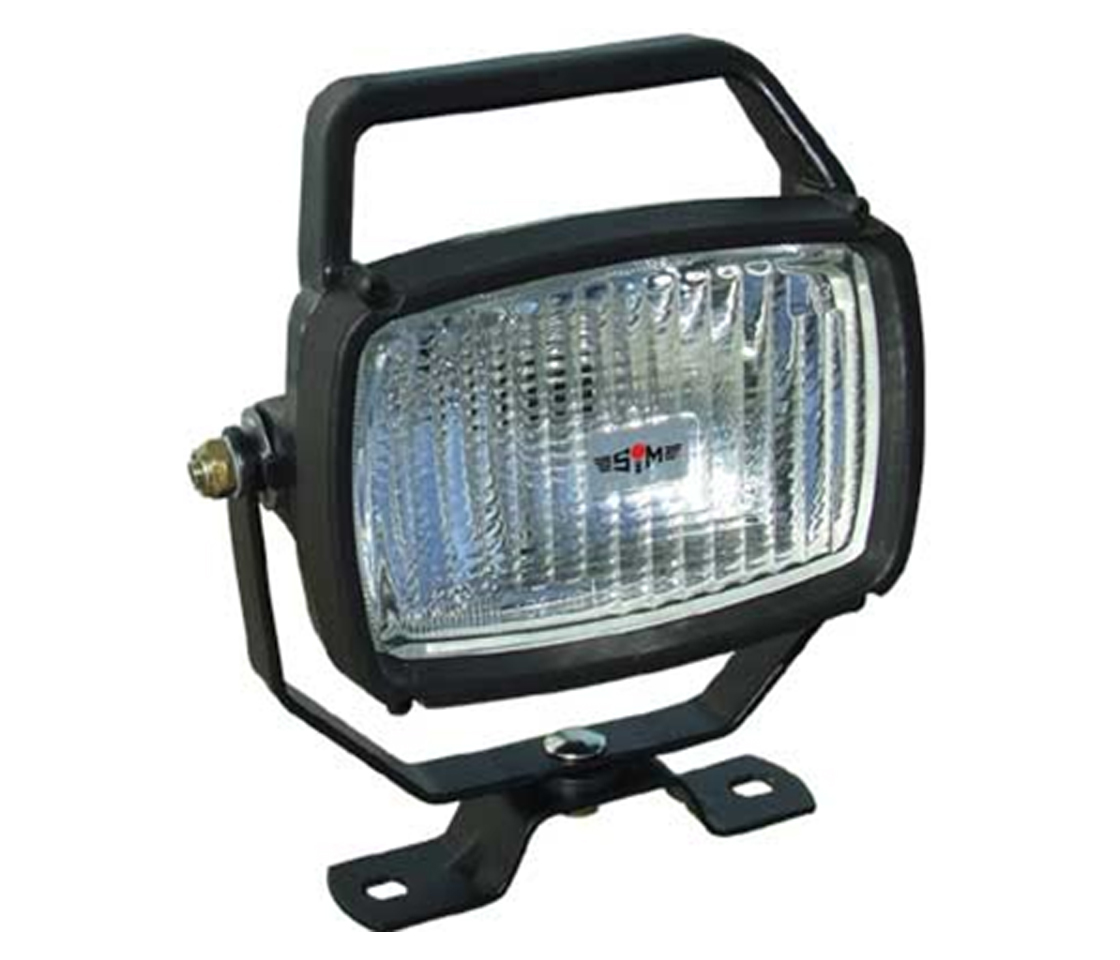 FAROL AUXILIAR RECTANGULAR CRISTAL COMUTADOR / ARTICULADO