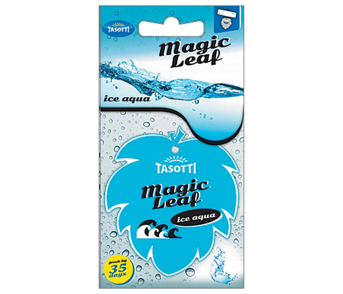 AMBIENTADOR TASOTTI MAGIC LEAF ICE AQUA PARA CARRO & CASA AMBIENTADOR TASOTTI MAGIC LEAF ICE AQUA PARA CARRO & CASA