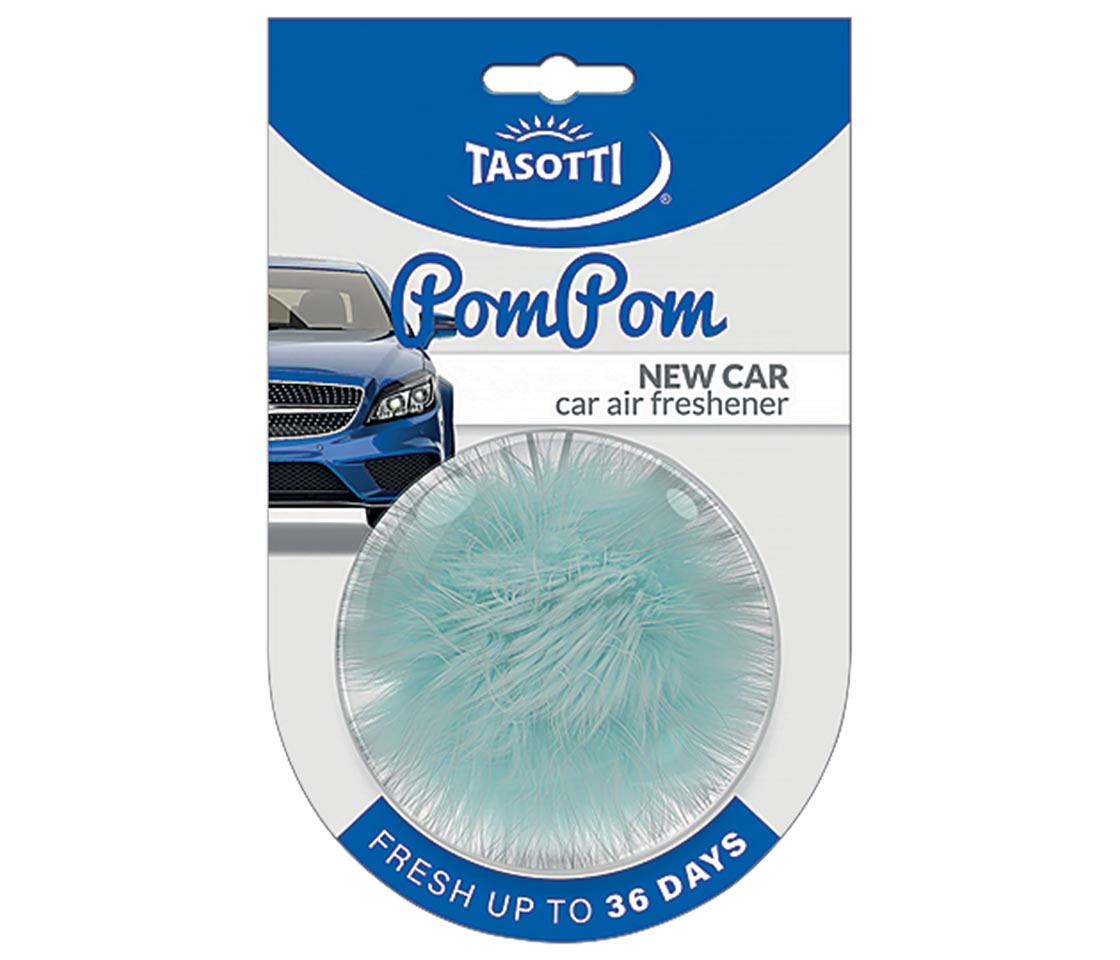 AMBIENTADOR TASOTTI POMPOM NEW CAR PARA CARRO & CASA AMBIENTADOR TASOTTI POMPOM NEW CAR PARA CARRO & CASA