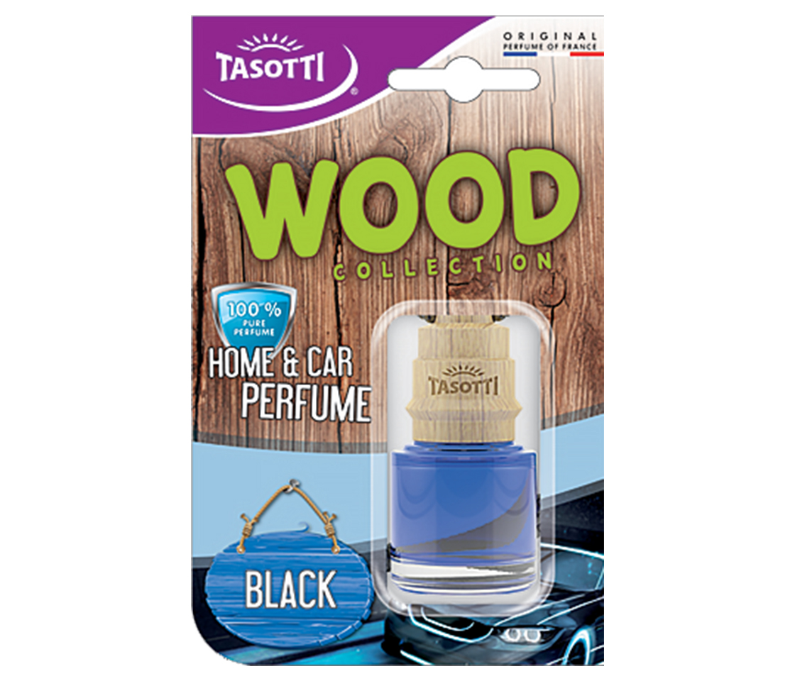AMBIENTADOR TASOTTI WOOD 7ML BLACK PARA CARRO & CASA