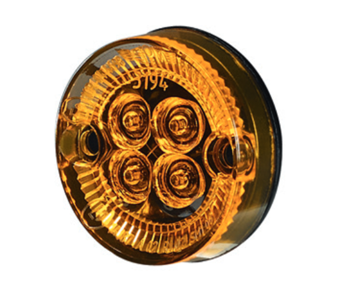 FAROLIM LED AMBAR 12/24V 2 FIOS 500MM