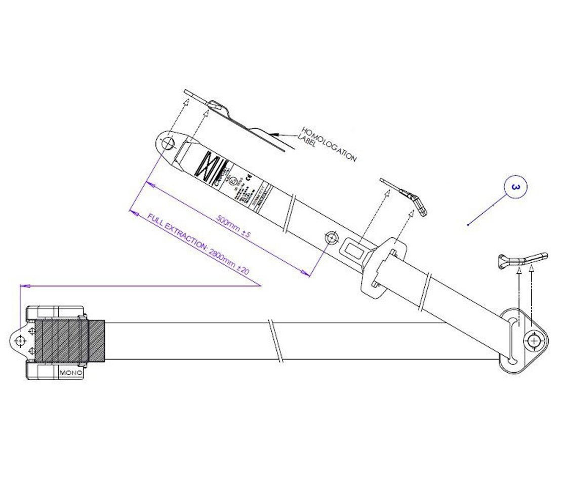 CINTO SEGURANÇA UNIVERSAL 4 PONTOS AUTOMÁTICO