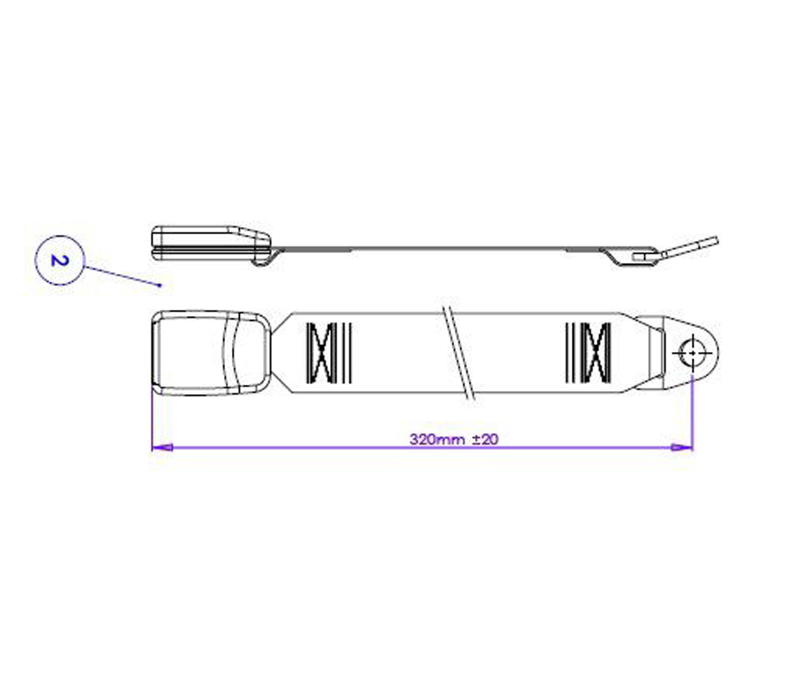CINTO SEGURANÇA UNIVERSAL 4 PONTOS AUTOMÁTICO
