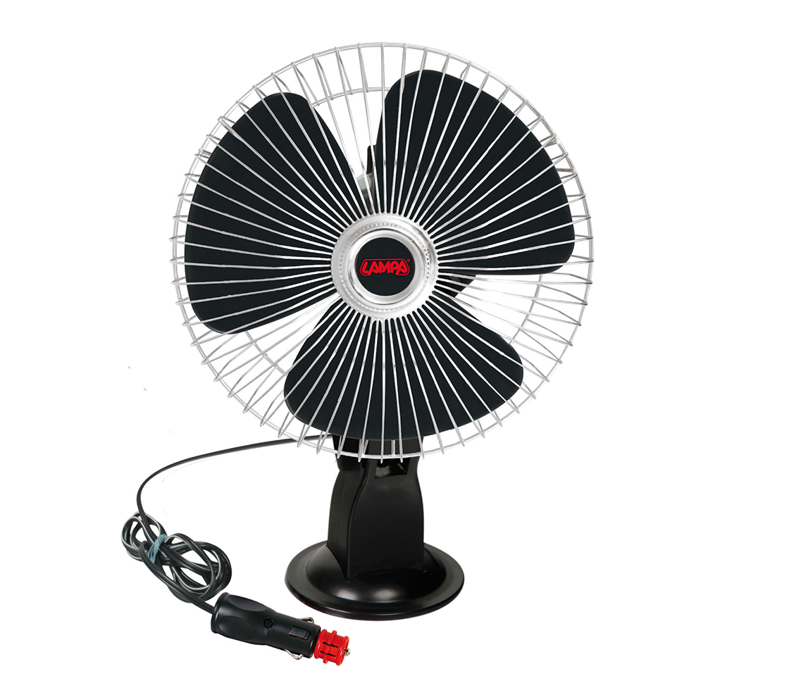 VENTOINHA METALICA COM BASE DE VENTOSA 24V LAMPA