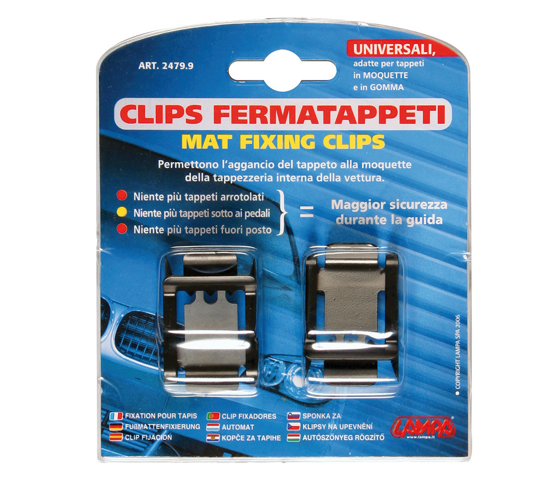 CLIPS FIXAÇÃO TAPETES 24799 LAMPA