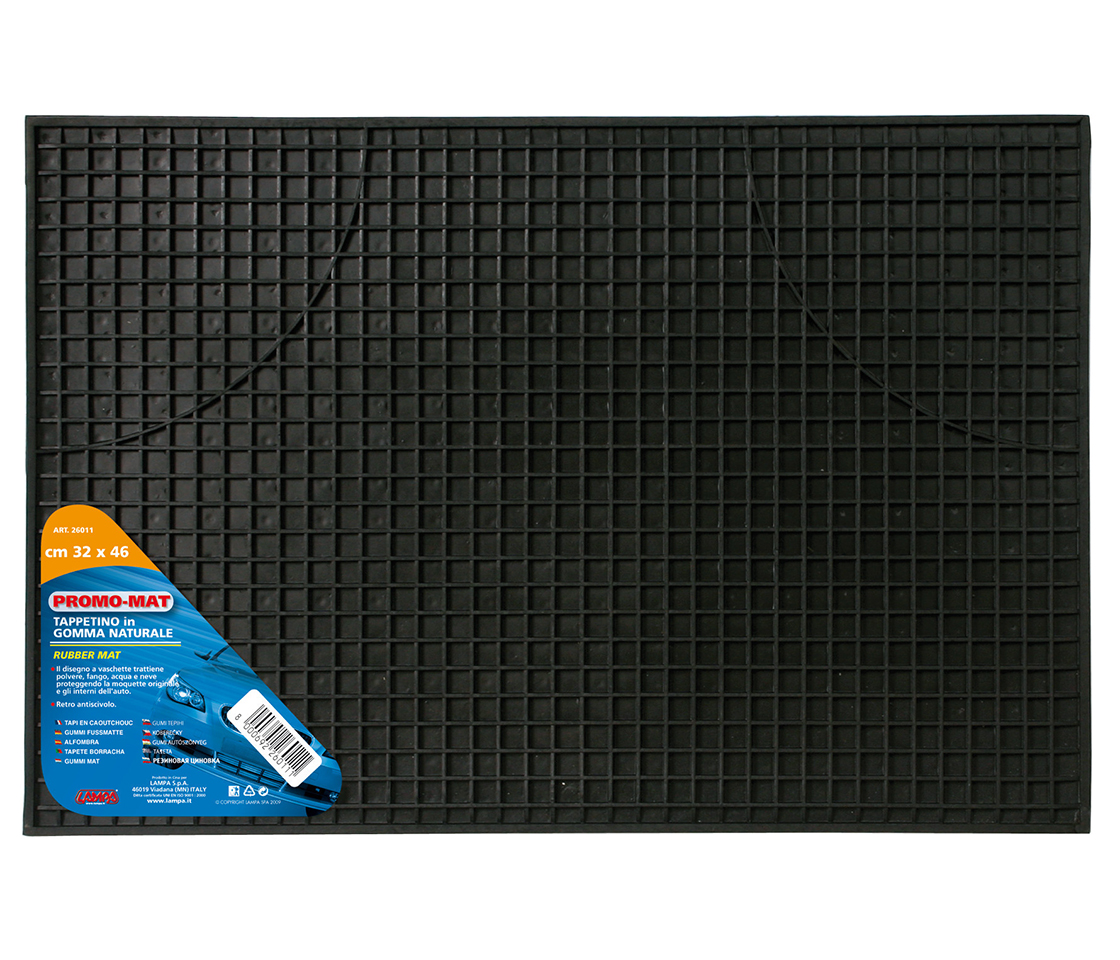 TAPETE BORRACHA UNIVERSAL 32X46CM VERSO ANTI-DERRAPANT 26011 LAMPA TAPETE BORRACHA UNIVERSAL 32X46CM VERSO ANTI-DERRAPANT 26011 LAMPA