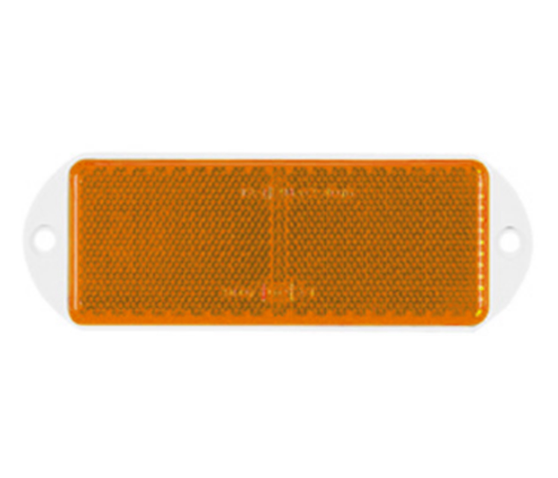 REFLECTOR AMBAR RECTANGULAR 85X35MM