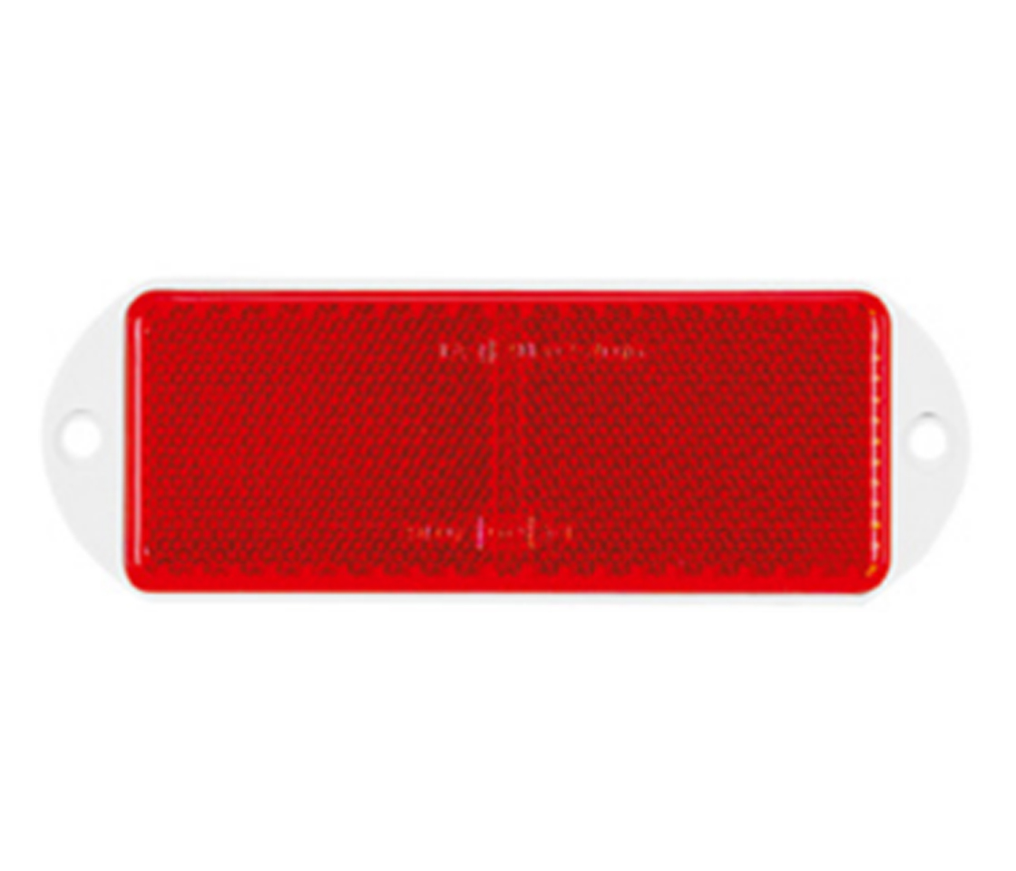 REFLECTOR VERMELHO RECTANGULAR 85X35MM