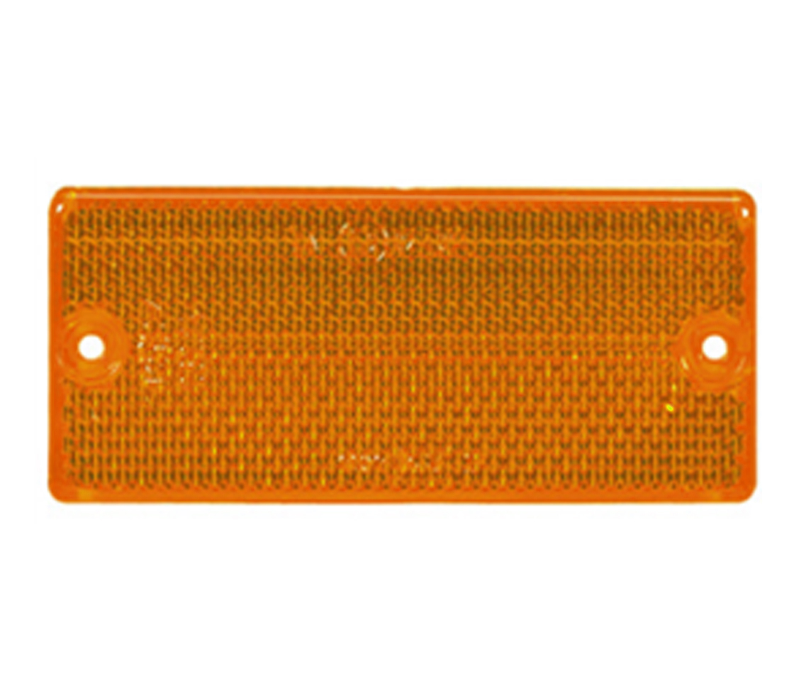 REFLECTOR AMBAR RECTANGULAR 90X40MM