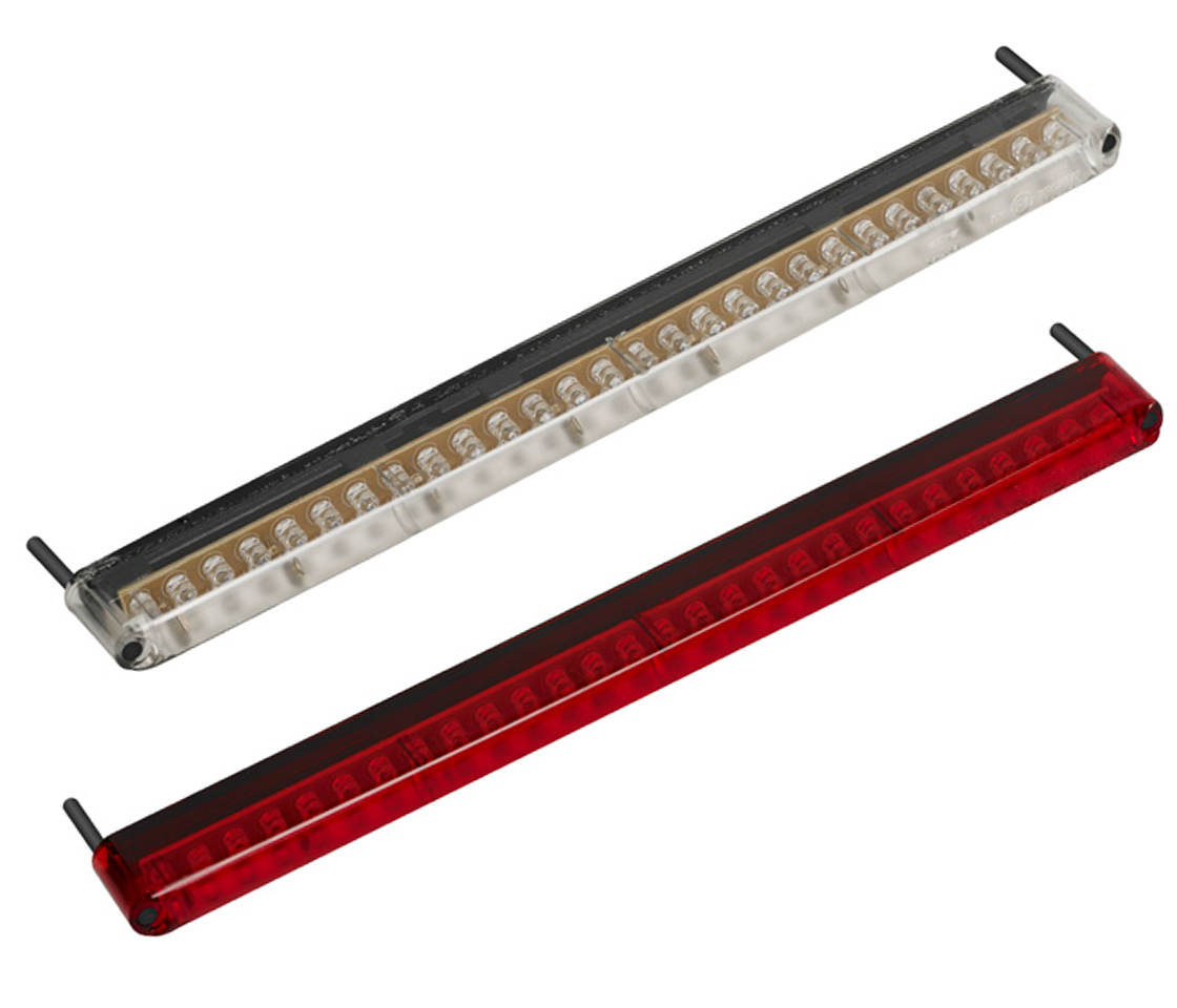 FAROLIM 3 STOP LED VERMELHO 253MM 28LEDS