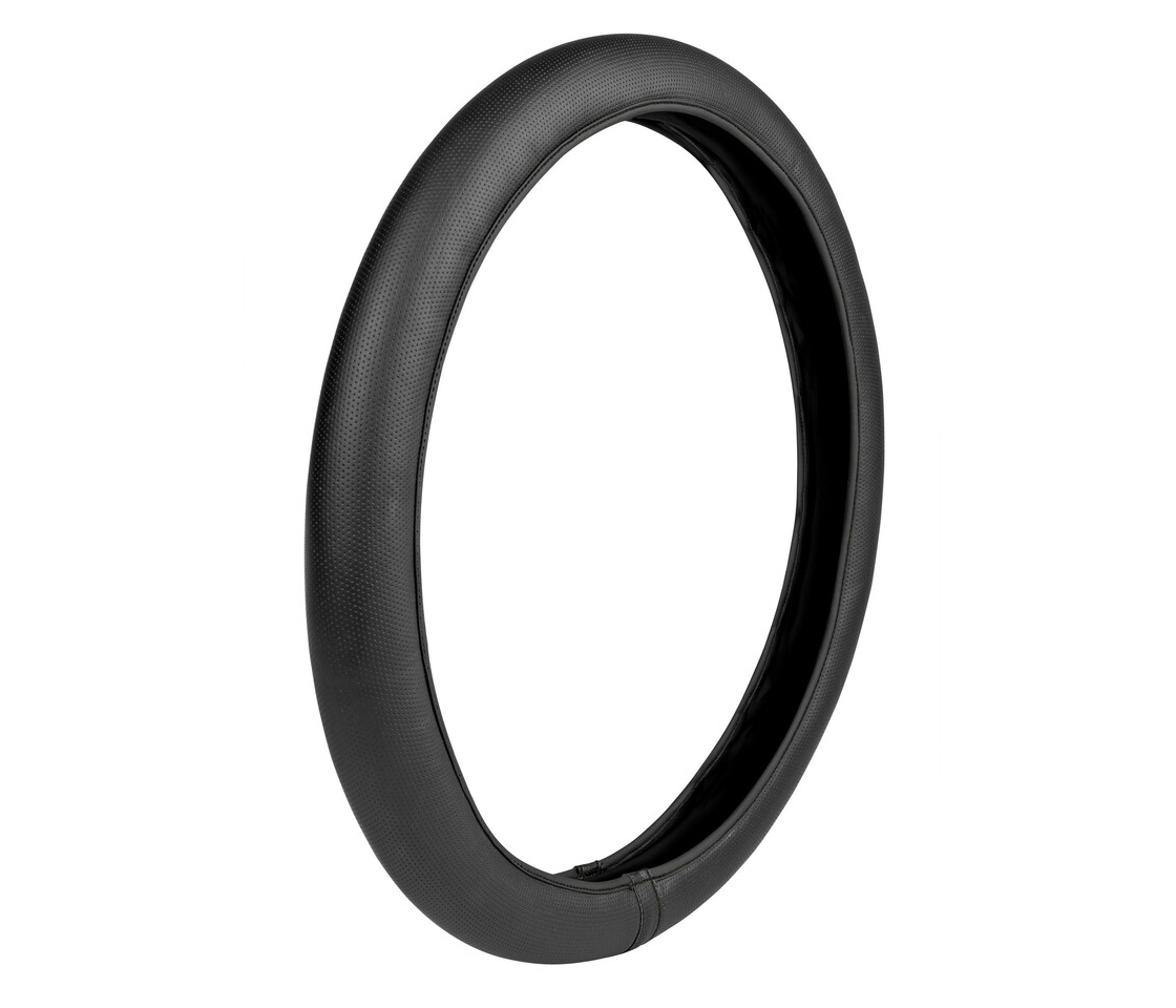 CAPA / PROTEÇÃO DE VOLANTE CARRO SKIN-COVER SKEENTEX BLACK ELÁSTICA M 38/40CM 32966