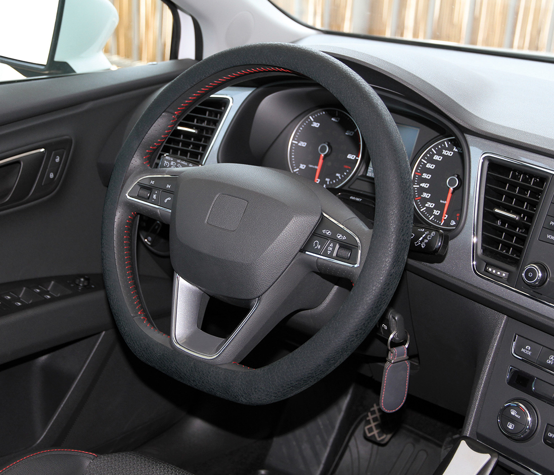 CAPA / PROTEÇÃO DE VOLANTE CARRO ELÁSTICA 34»51 CM 32986