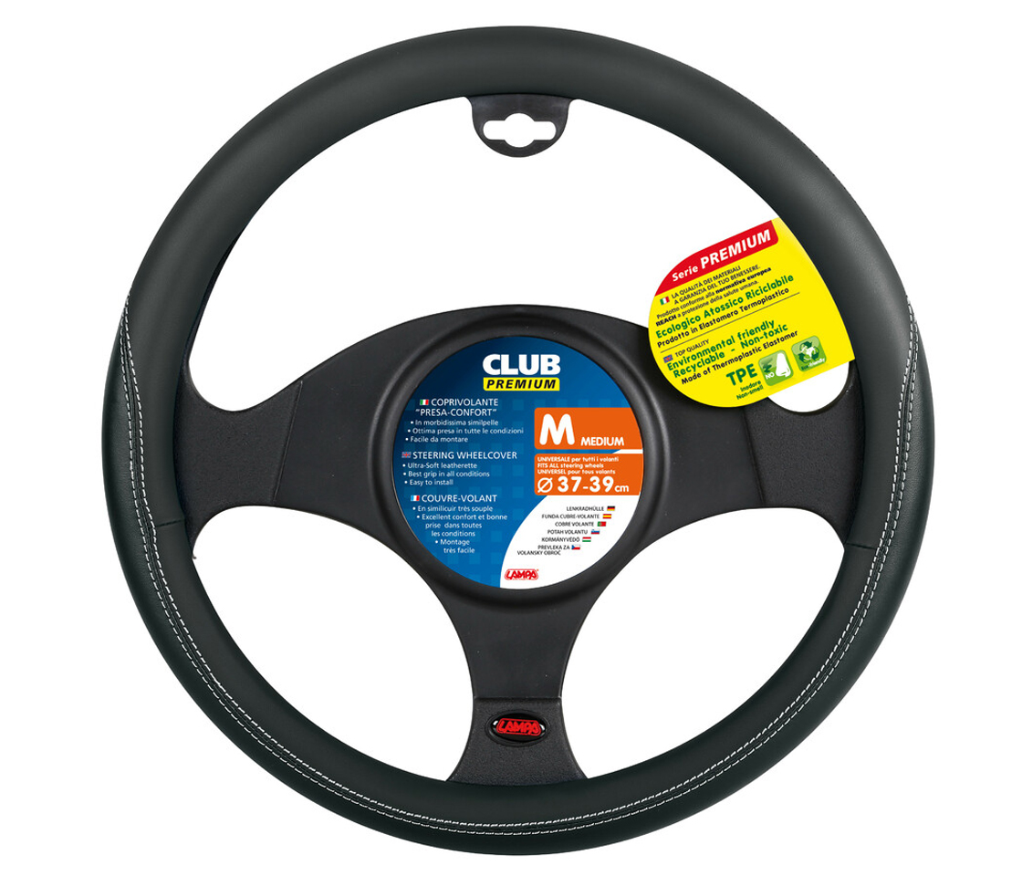 CAPA / PROTEÇÃO DE VOLANTE CARRO CLUB M 37/39CM 33066