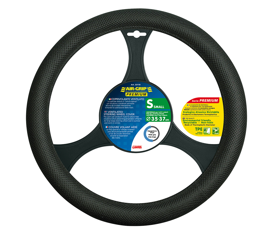 CAPA / PROTEÇÃO DE VOLANTE CARRO AIR GRIP S 35/37CM 33110