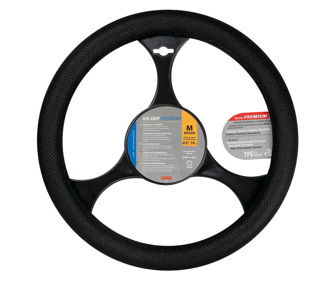 CAPA / PROTEÇÃO DE VOLANTE CARRO AIR GRIP M 37/39CM 33111