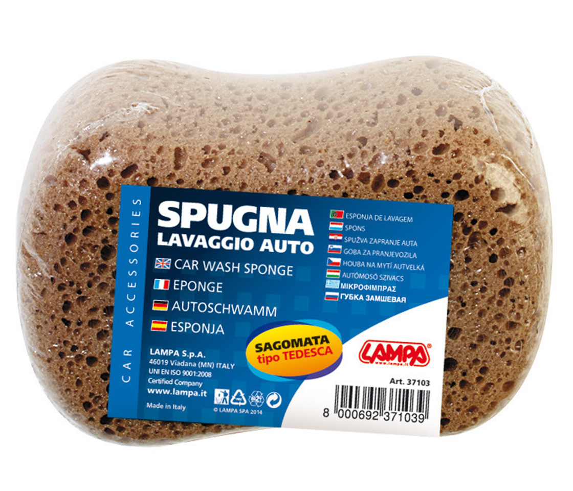 ESPONJA LAVAGEM PROFISS 23X12X6CM 37103 LAMPA