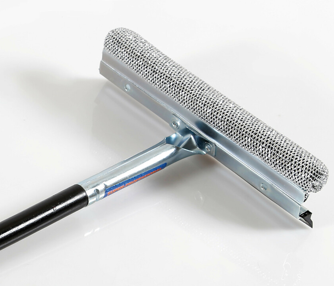 ESPATULA LIMPA VIDROS SUPER-PROFISSIONAL 25CM CABO MADEIRA 37473