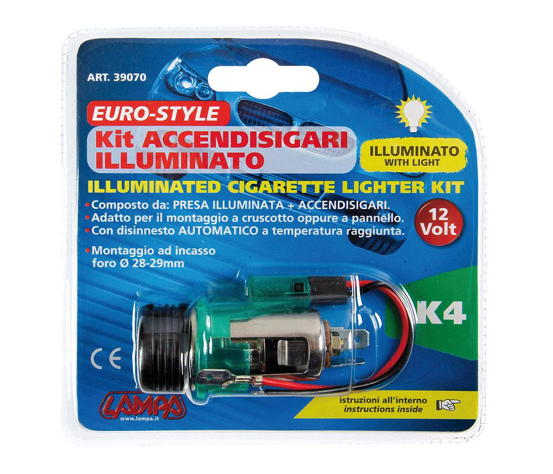 KIT ISQUEIRO COMPLETO ILUMIND EUROSTYLE 12 39070 LAMPA