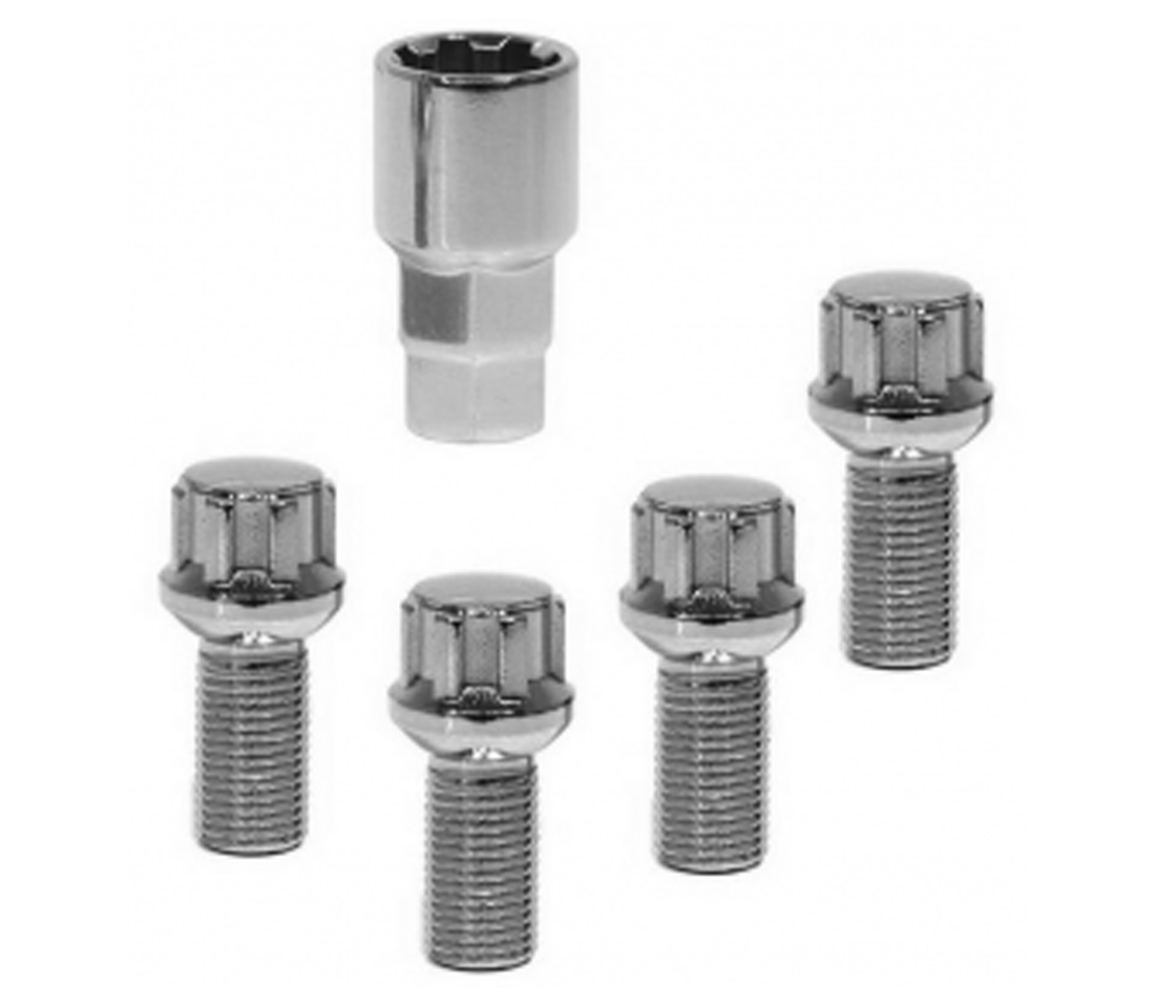 PERNOS SEGURANÇA / ANTI-ROUBO 12x1,5 L27,5 CH17/19 ESFÉRICOS