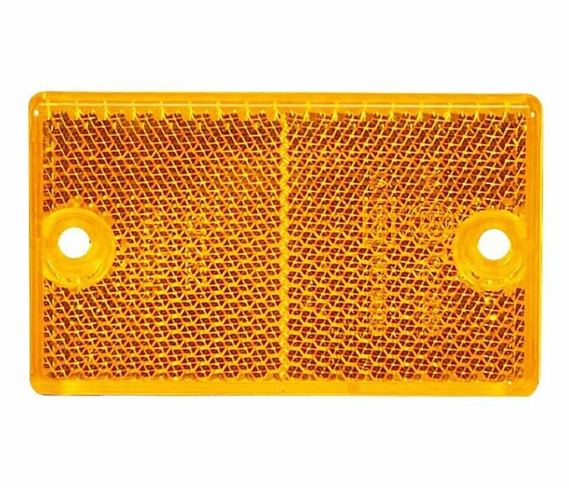REFLECTOR AMBAR RECTANGULAR 72X43MM