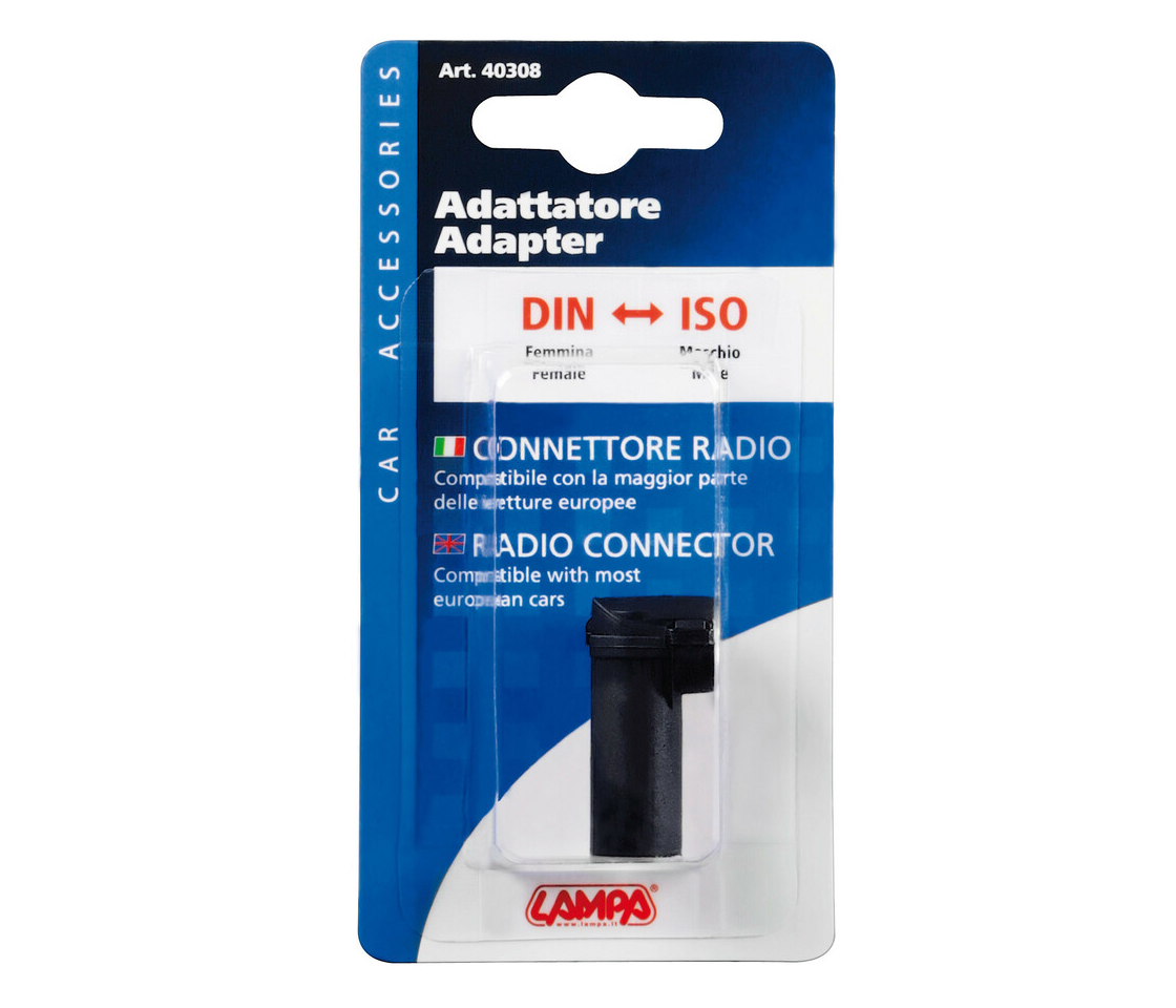 ADAPTADOR ANTENA DIN > ISO LAMPA