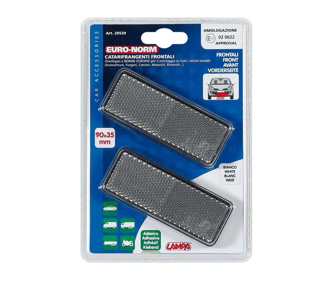 REFLECTOR CRISTAL RECTANGULAR 90X35MM LAMPA