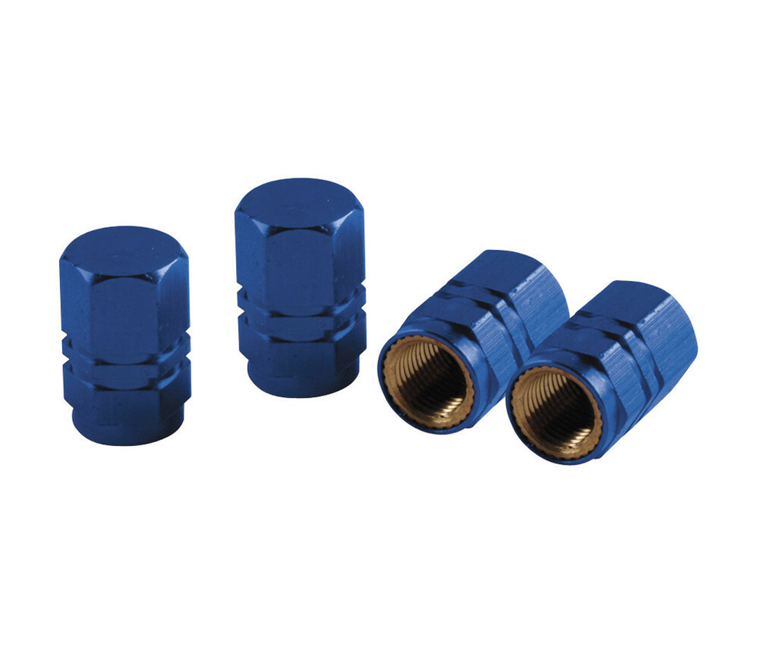 TAMPAS VÁLVULAS JANTE HEXAG AZUL LAMPA